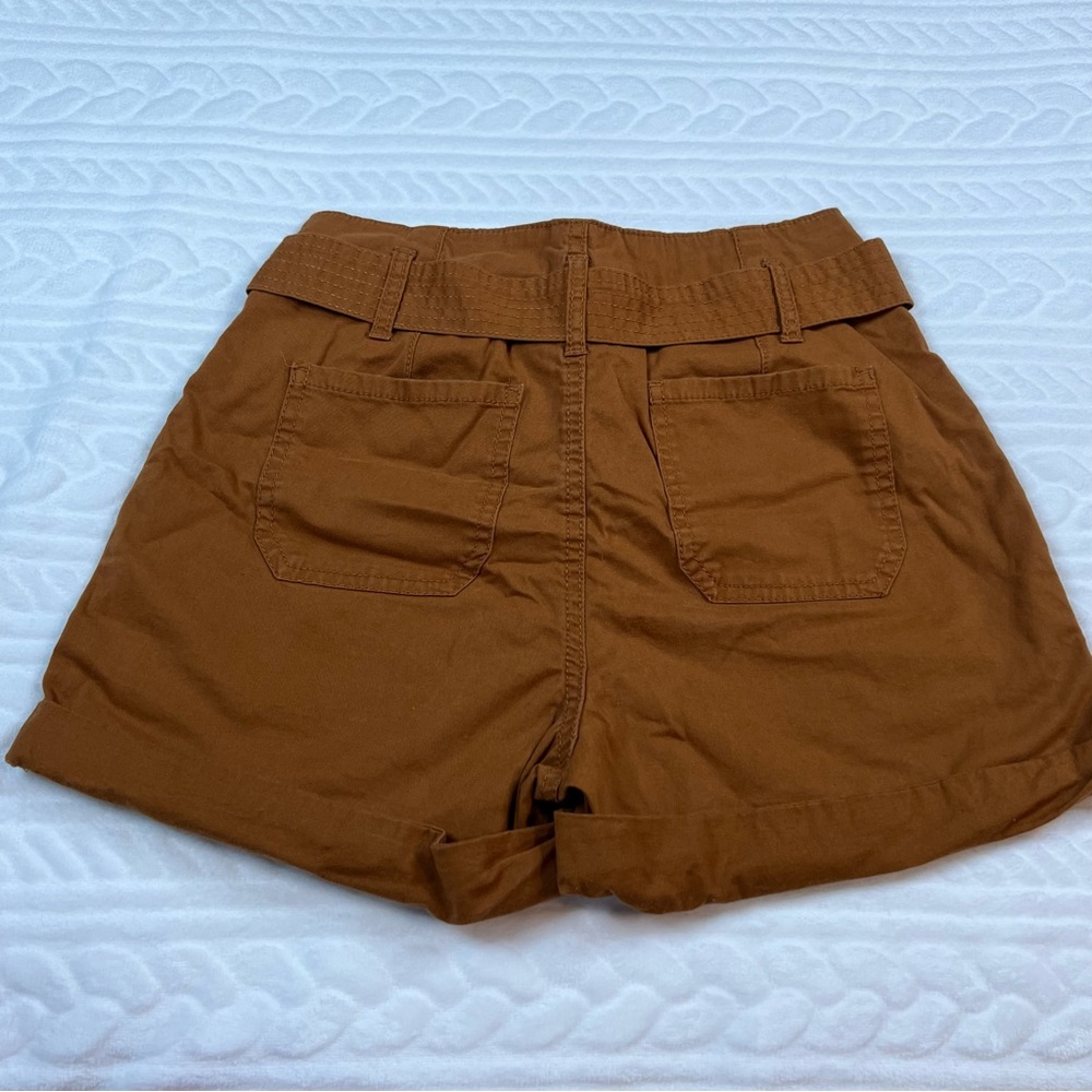 💗 Vanilla Star - Womans High Rise Cargo Shorts - Picture 5 of 8